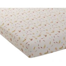 Drap housse en jersey imprimé Multicolore 70x140 cm