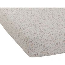Drap housse en jersey imprimé esprit enchanté Lilas 70x140 cm