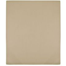 Drap-housse Jersey Taupe 140x200 cm Coton