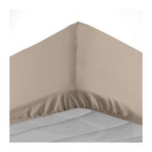 Drap Housse 'Jersy' 90x190cm Sable