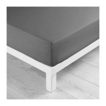 Drap Housse 'Lina' 90x200cm Anthracite