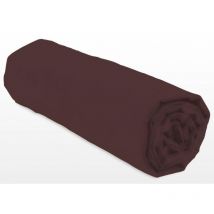 Drap-housse Lovely Home LH71591 - 180x200+35 cm - Marron