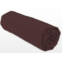 Drap-housse Lovely Home LH71593 - 140x190+35 cm - Marron