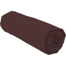 Drap-housse Lovely Home LH71600 - 140x190+25 cm - Marron