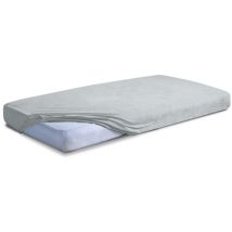 Babymatex - Drap Housse Matelas Enfant Coton Premium Oeko Tex Gris 70 X 140 Cm