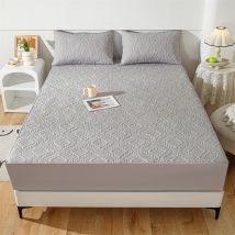 Drap-housse matelassé imperméable, drap anti-urine, protège-matelas
