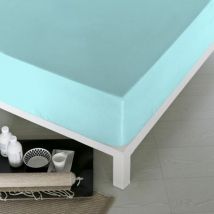 Drap-housse Naturals Blue Bed of 100 (100 x 200 cm)