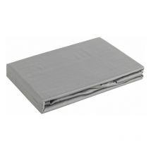 Drap-housse satiné 160x200 Nova acier pour matelas haut 30 cm Eurofirany