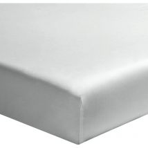 Drap housse bébé bleu glacier percale bonnet 15 cm 60x120