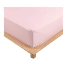 Drap Housse Percale - Bonnet 30 Cm - Plusieurs Tailles - Plusieurs Coloris - 160x200cm - Rose homeflair