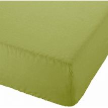Drap housse Bambou en percale de coton 80 fils 90 x 190 x 30 cm