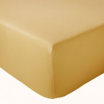 Drap housse en percale de coton uni passion percale Bonnet de 30 cm 200x200 cm