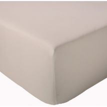 Drap housse en percale de coton uni passion percale Bonnet de 40 cm 180x200 cm