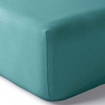 Drap housse percale 'Julian' avec bonnet 35 cm toutes dimensions Coton Pur Julian Paon - 160 x 200 cm bonnet de 35 cm