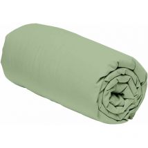 Drap housse percale sauge bonnet 30 cm 140x190