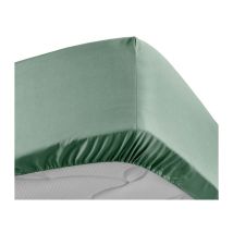 Drap Housse 'Percaline' 90x190cm Tilleul