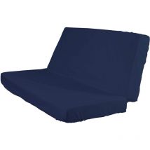 Drap housse bleu marine pour matelas clic-clac bonnet 20 cm 140x190