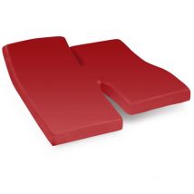 Drap housse relaxation uni coton alto - tpr Tête et pied relevable 2x70x190 cm