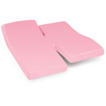 Linnea - Drap housse relaxation uni coton alto - tpr Tête et pied relevable 2x100x190 cm