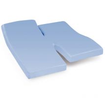 Drap housse relaxation uni coton alto - tpr Tête et pied relevable 2x70x190 cm