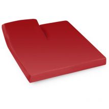 Linnea - Drap housse relaxation uni coton alto - tr Tête relevable uniquement 2x70x200 cm