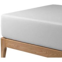 La feuille inférieure protectrice respirante respire pour bébé Blanc - 60x120 cm