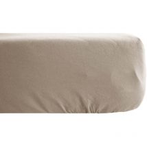 Drap housse sonate lin lavé froissé 140x190 cm