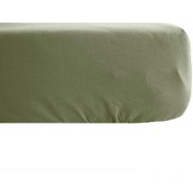 Drap housse sonate lin lavé froissé 160x200 cm