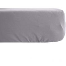 Drap housse sonate lin lavé froissé 160x200 cm