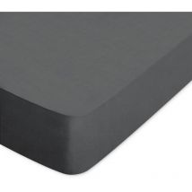 Drap housse uni coton ALTO Bonnet de 30 cm 130x190 cm