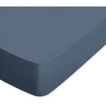 Drap housse uni coton alto Bonnet de 30 cm 160x210 cm