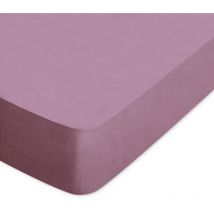 Drap housse uni coton alto Bonnet de 30 cm 70x190 cm