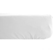 Drap housse uni percale de coton manoir Bonnet de 35 cm 160x200 cm