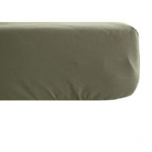 Drap housse uni percale de coton manoir Bonnet de 35 cm 160x200 cm