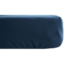 Drap housse uni percale de coton manoir Bonnet de 35 cm 160x200 cm
