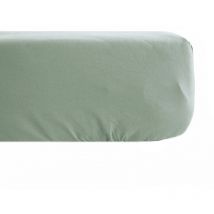 Drap housse uni percale de coton MANOIR Bonnet de 35 cm 160x200 cm