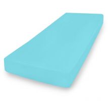 Drap jersey PREMIUM avec caoutchouc 130x190, 140x200x20, turquoise31, MATEX