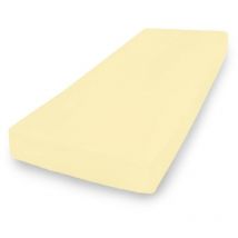 Drap jersey PREMIUM avec élastique 130x190, 140x200x20, jaune04, MATEX