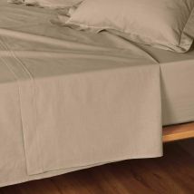 Drap plat 1 personne 180x290 cm - 100% coton