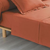 Drap plat - 180 x 290 cm - Percale - 78 fils - Uni