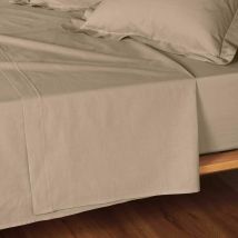 Drap plat 2 personnes 240x300 cm - 100% coton