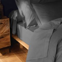 Drap plat 2 personnes 240x300 cm - 100% coton