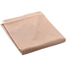 Drap plat 240 x 300 cm Percale de coton nude