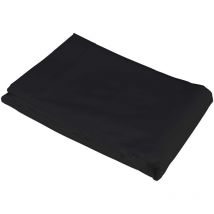 Drap plat noir 100% coton 180x290
