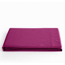Drap plat 'Prémium' pour lit 1 place & 2 places - Prémium Magenta - 180 x 290 cm pour lit 1 place