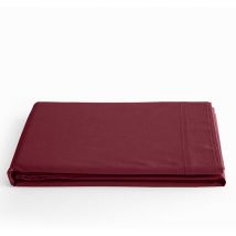 Drap plat 'Prémium' pour lit 1 place & 2 places - Prémium Grenat - 180 x 290 cm pour lit 1 place