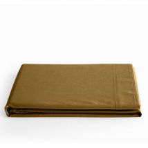 Drap plat 'Prémium' pour lit 1 place & 2 places - Prémium Caramel - 180 x 290 cm pour lit 1 place