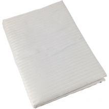 Drap plat satin de coton grand hôtel 180x290 cm