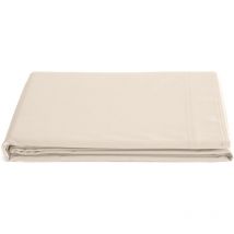 Drap plat uni percale de coton manoir 270x300 cm