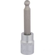 DRAPER 16290 - 3/8 Sq. Dr. Ball End Hexagonal Socket Bits (7mm)